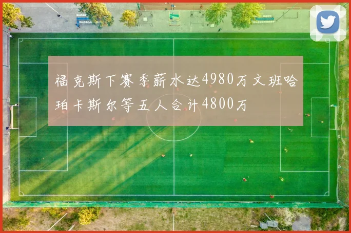 福克斯下赛季薪水达4980万文班哈珀卡斯尔等五人合计4800万